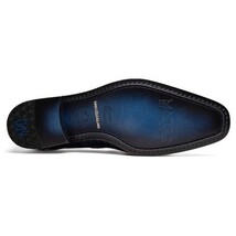 genuine caiman crocodile slip on Shoes Trento Navy image 5