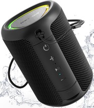 Compact Waterproof Speaker With Beat-Synced Light, Beat-Synced Sound, Au... - £29.81 GBP