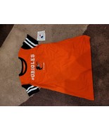 MLB Baltimore Orioles Girls&#39; Scoop Neck Yolk T-Shirt - L - £10.11 GBP