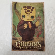 Gideon&#39;s Bakehouse Menu card June 2023 Reginald Ridley Sea Turtle Disney... - $5.00