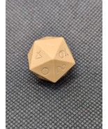 Vintage Gamescience Light Brown D20 (0-9) Twice Dice - €29,80 EUR
