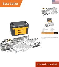 Mechanics Tool Set in 3 Drawer Storage Box, 232 Piece - $620.51