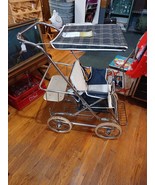 Vintage Adjustable &quot;Hedstrom&quot; Swedish Baby Carriage Buggy Stroller  1970’s - $1,413.36 MXN