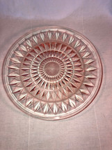 Pink Windsor 9 Inch Dinner Plate Mint Depression Glass - £15.97 GBP