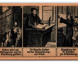 Scene Dal Vita Di Martin Luther E Protestante Riforma DB Cartolina I20 - $17.02