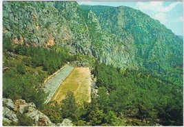 Greece Postcard Delphi The Stadium  - $3.95