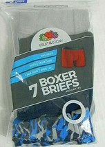 Fruit of the Loom Boys Tag-Free Regular Leg Boxer Briefs 7 pack 100% Cotton - $7.99