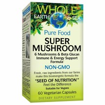 Whole Earth &amp; Sea from Natural Factors, Super Mushroom, Whole Food Suppl... - $59.34