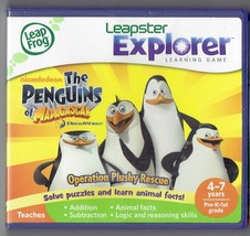 leapFrog Explorer Game Cart The Penguins of Madagascar Operation Plushy Rescue - £11.37 GBP
