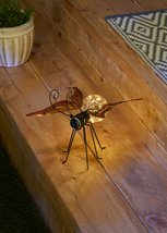 Solar Butterfly Glow Bug Figurine - £26.74 GBP