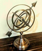 11&#39;&#39; Antique Arrow Armillary Sphere Astrolabe Nautical Vintage Brass Home Decors - £76.35 GBP