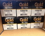 6 NAPA GOLD OIL FILTERS 100078 NEW - $49.49