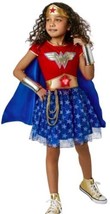 Rubies Wonder Woman Costume Girls Small (4-6) New Lights Up! Super Hero Cute! - £19.93 GBP