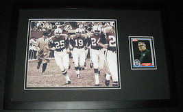 Weeb Ewbank Signed Framed 11x17 Photo Display Baltimore Colts - £57.98 GBP