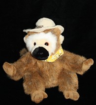 Walmart Safari Monkey 11" Jungle Hat Scarf Black Nose Plush Stuffed Ape Soft Toy - £9.16 GBP