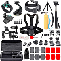 60 in 1 Camera Accessories Kit Compatible w/Gopro Hero 13, 12, 11, 10, 9... - £44.34 GBP