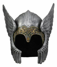 Norse Viking Mythology Poetic Edda Goddess Valkyrie Angelic Helmet Decor Statue - £143.87 GBP