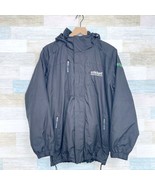 Cricket Wireless Fleece Lined Hooded Winter Jacket Black Employee Unifor... - $44.54