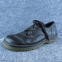 Dr. Martens 12079 Men Sneaker Shoes Black Leather Lace Up Size 9 Medium - £51.42 GBP