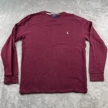 Polo Ralph Lauren Crewneck Sweater Pullover Mens Sleepwear XL Maroon *ST... - £9.76 GBP