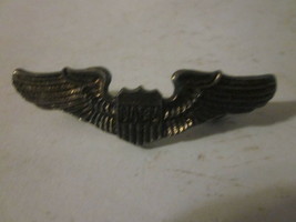Vintage US Air Force NASM WING Insignia Metal Badge Clutchback Pins 2.5&quot; USAF - £7.98 GBP