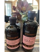 Baylis &amp; Harding Rose &amp; Geranium Body Wash &amp; Bath Soak Set 2pc 16.9 Fl O... - $33.94 CAD