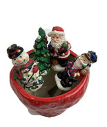 Cheese Butter Spreaders Christmas set of 4 Santa Snowman Nutcracker Tree - $11.79 CAD