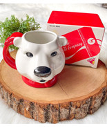 Vintage Coca Cola Polar Bear Head 3D Figural Mug 1994 Dakin Large Coffee... - $346.27 MXN