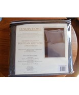 Luxury Home 6-Piece Bed Sheets Set - Gray - Size: Twin Microfiber Deep P... - $27.16 CAD