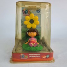 Vintage Dora The Explorer Daydreaming Spring Clock &amp; Picture/Memo Holder... - $9.89