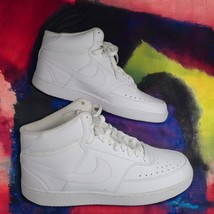 Nike Court Vision Mid Next Nature Sneakers Size 11 Style DN3577-100 Worn... - $788.99 MXN
