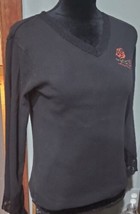 Harly Davidson Black Long Sleeve Woman&#39;s Size Medium Lace - $15.00