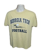 Georgia Tech Football Adult Medium Cream TShirt - £11.68 GBP