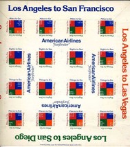 American Airline FUNFINDER Los Angeles San Francisco 1978 Must See - £97.46 GBP