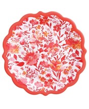 Four (4) Pioneer Woman ~ Coral ~ Painterly Floral ~ 8.7&quot; Melamine ~ Sala... - £23.64 GBP
