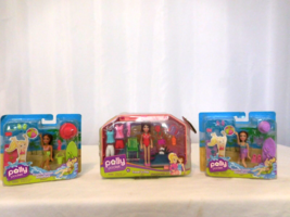 Polly Pocket Doll Lila Travel &#39;n Play Carrying Case + Polly Pocket Tropical x 2 - £38.34 GBP