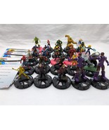 Lot Of (25) Marvel DC Heroclix Figures Commons And Uncommons *Partial Ca... - $18.55