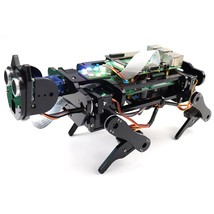 Robot Dog Kit For Raspberry Pi 4 B 3 B+ B A+, Walking, Self Balancing, B... - $204.99