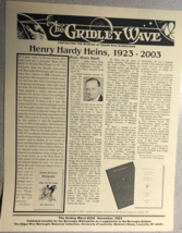 THE GRIDLEY WAVE #254 (2003) 2-page Edgar Rice Burroughs Tarzan fanzine - €12,85 EUR