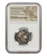 Ancient Greek: (c.4th-3rd c. BC) AR Tetradrachm NGC AU (Near East or Egypt) - £648.96 GBP