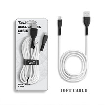 10ft Long Fast USB Cord for TMobile/US Cellular/Verizon/ATT Samsung Galaxy S21 - £15.17 GBP