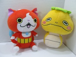 Hasbro Yokai Watch Plush Lot Of 2 Jibanyan Noko Stuffed Animal Toys 6&quot; 2015 - £10.97 GBP