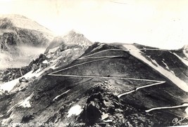 Pikes Peak Summit Stamped RPPC Postcard Switchbacks Auto Highway Sept 7t... - £12.73 GBP