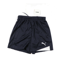 New Puma Youth Medium Stitched Logo Running Jogging Soccer Shorts Navy Blue - $27.03 CAD
