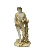 Greek Roman God of Wine &amp; Theater Dionysus Bacchus Statue Sculpture Aged... - £28.43 GBP