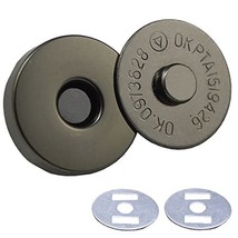 Bluemoona 50 Sets - Magnetic Purse Round Snap 3/4&quot; 18mm Clasps Closure Purse Han - £12.48 GBP