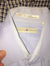 Joseph Abboud Men`s Blue Dress Shirt / Wrinkle Free SIZE 15.5 34/35 - £7.82 GBP