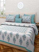 Traditional Jaipur Cotton Printed Reversible Duvet Cover,Sanganeri Jaipu... - £33.17 GBP