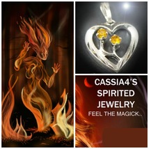 Haunted NECKLACE TWIN FLAME GUIDE LOVE ASSISTANCE  SPIRIT VESSEL MAGICK CASSIA4 image 2