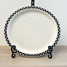 Homer Laughlin Black Checkers Oval Platters Plate America&#39;s Diner NEW - £37.73 GBP